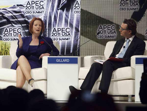 Photos: Leaders speak at APEC summit