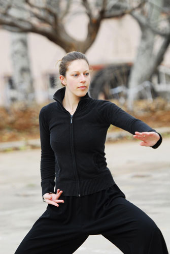 French woman finds peace through taichi