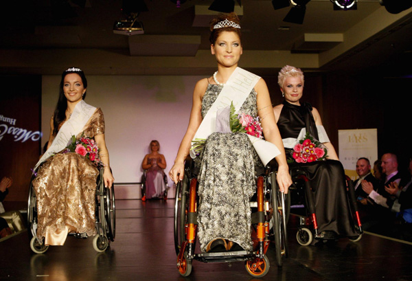 Wheelchair beauty contest in Hungary