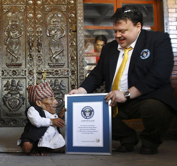 World's shortest man announced by Guinness