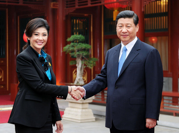 Chinese VP meets with visiting Thai PM