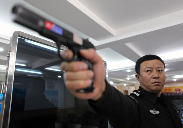 An instructor of prison guard in NE China