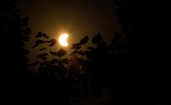 Rare solar eclipse watched around China