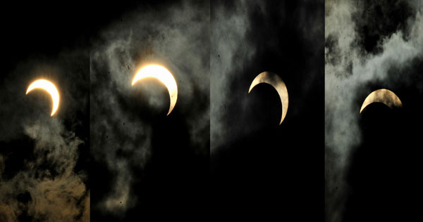 Rare social eclipse watched around China