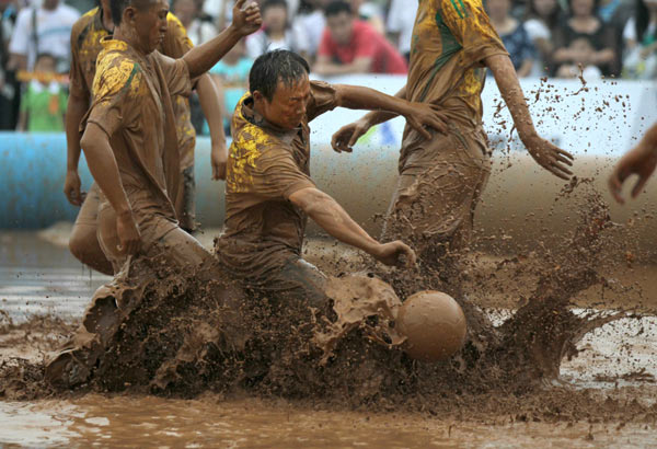 Mud Soccer Cup in Beijing