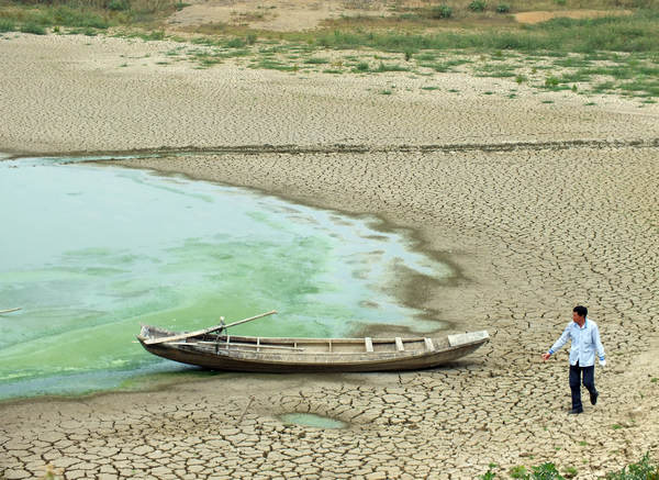 Drought hurts crops, fish in C China