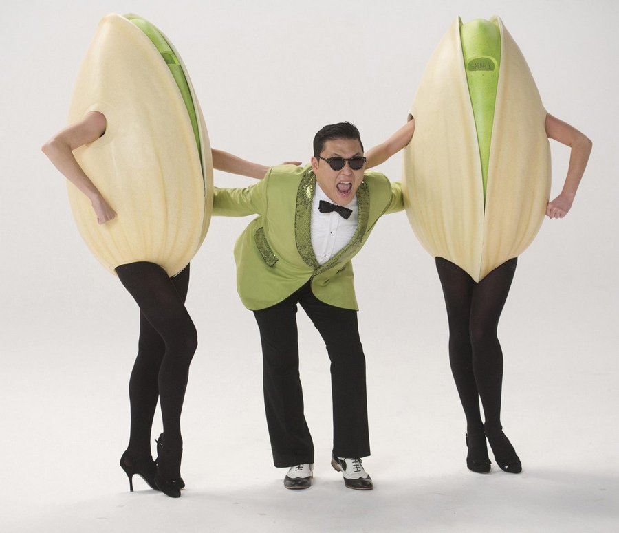 Psy performs for Super Bowl commercial