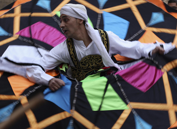 Traditional Islamic dance in Cairo