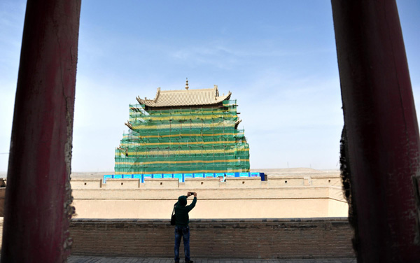 Massive renovation at Great Wall's Jiayuguan