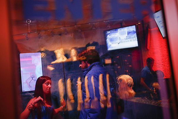 Cool down in an ice bar in NYC