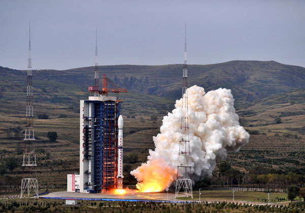 New weather satellite launched in N China