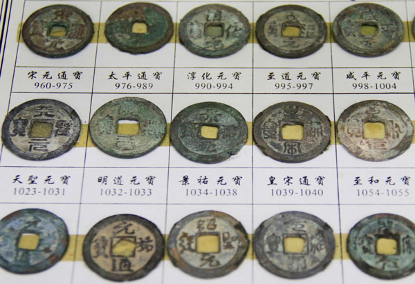 Ancient currencies exhibit in E China