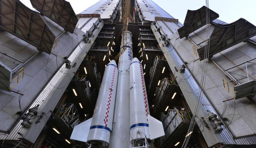 Chang'e 3 lunar probe gets ready for launch