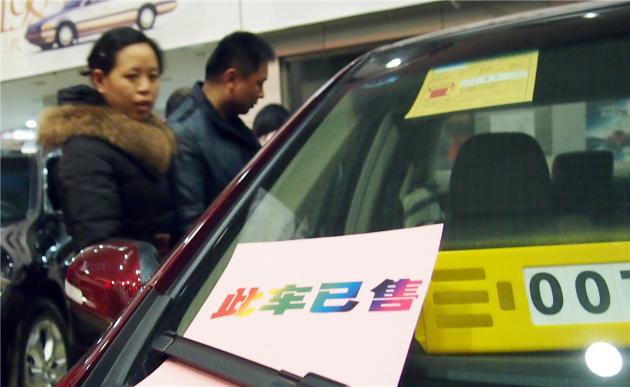 Tianjin imposes car quota