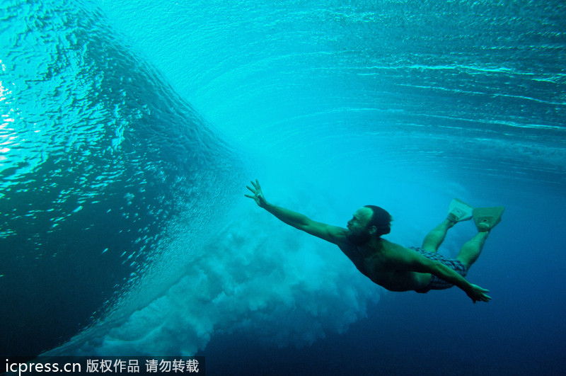 Reaching out to touch barrel wave