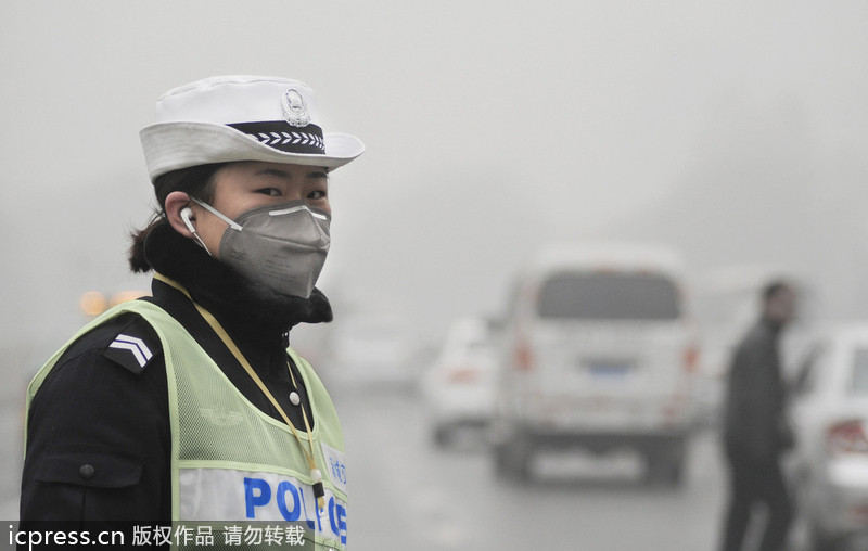 Anti-pollution masks around world