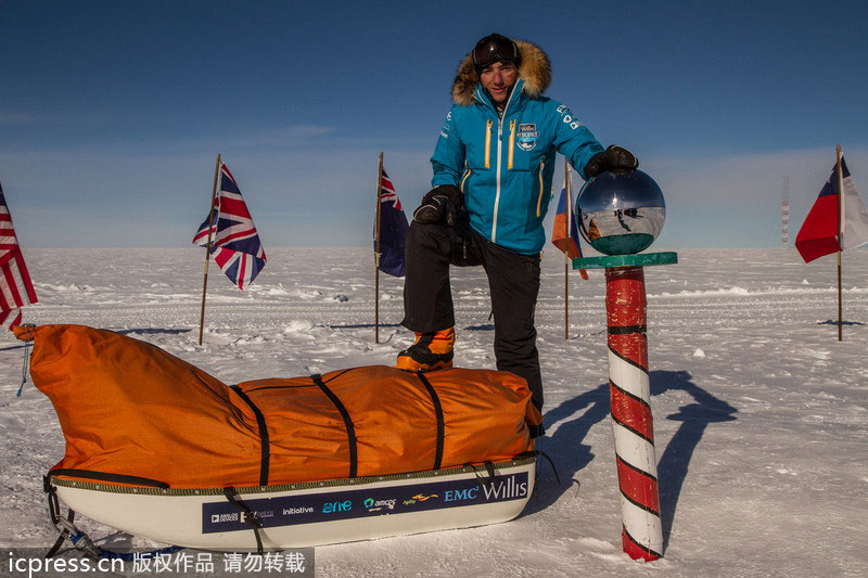 Teen becomes world's fastest to reach South Pole