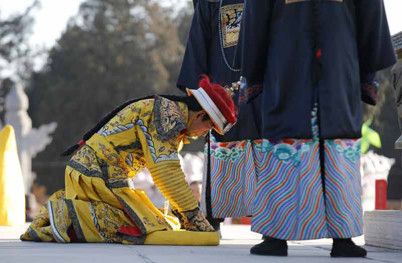 Ancient ceremony re-enacted to pray for good year