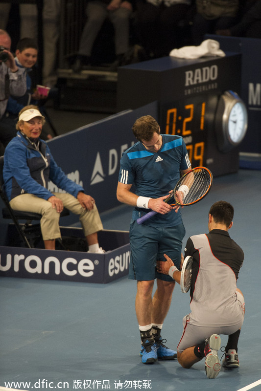 Murray, Djokovic's 'bromance' moment