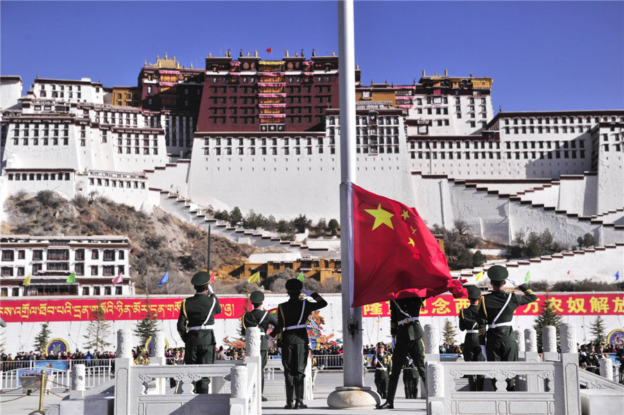 Tibet marks 55th anniversary of serfs' emancipation