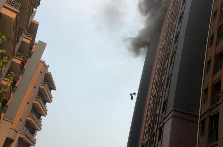 Two firefighters die when battling fire in Shanghai