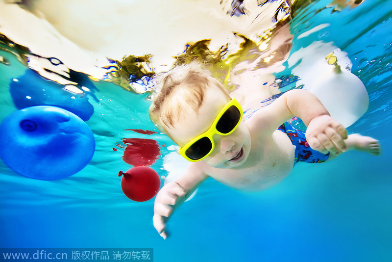 Kids' underwater fun[1]- Chinadaily.com.cn