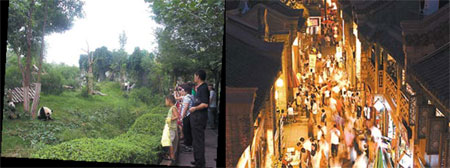 Chengdu tourist sites intact, still yield their wonders