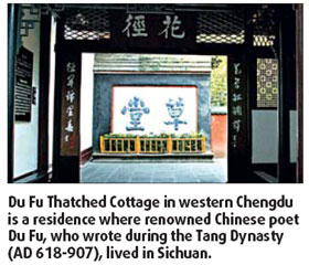 Chengdu renowned for leisure - and glittering literati