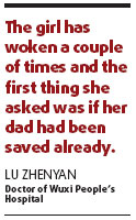 Teen attempts suicide to save dad