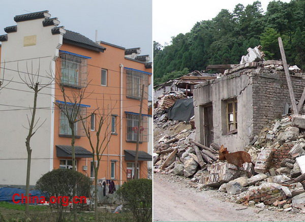 Pengzhou: 2008 VS 2011