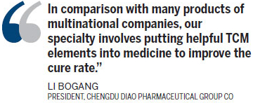 Chengdu Diao brings TCM cures to world