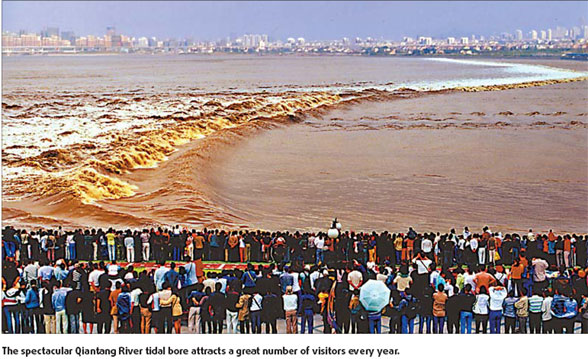 Qiantang River tide: When the waters engulf the sun and sky