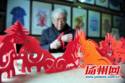 Yangzhou paper cutting exhibition in Europe