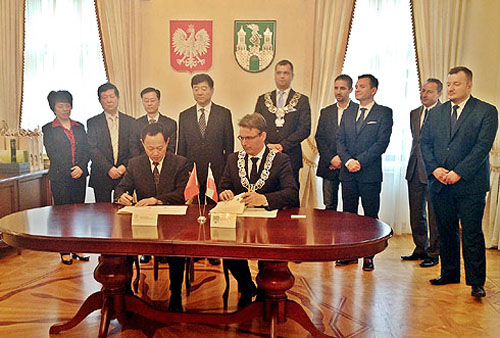 Wuxi sets up sister city relationship with Polish city