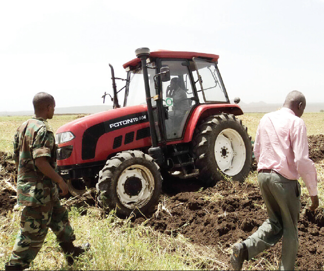 Tractor made by Foton