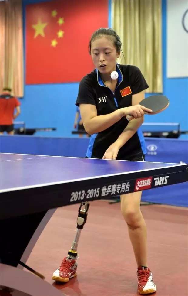 Table tennis team for the disabled prepares for Rio Paralympics