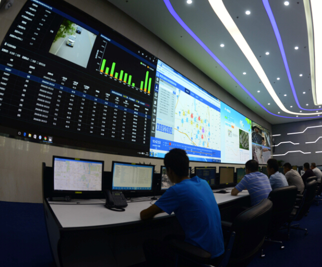 The smart city operation center of Yinchuan.