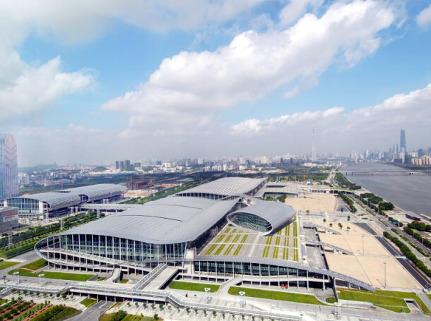 Panoramic view of the Canton Fair