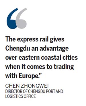 Europe express on track to be vital hub