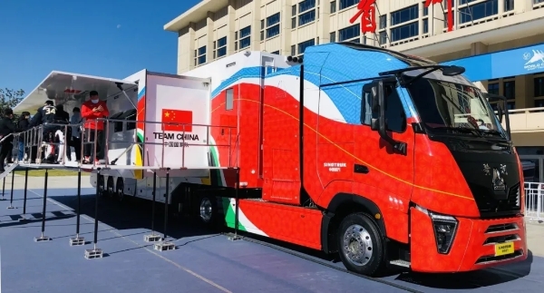 Sinotruk-made ski-waxing truck wins innovation award