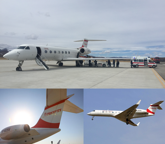 汉能公务航空成功执飞稻城亚丁机场