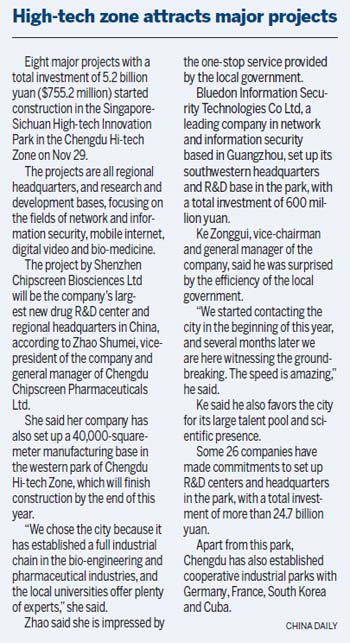Intel Corp, IT companies at home in megacity’s new area