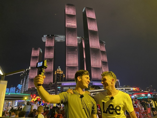 YouTubers explore Chongqing for audience of millions