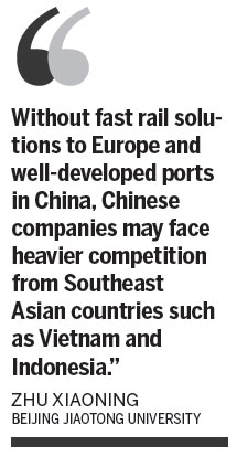 Chinese cities building rail links to Europe