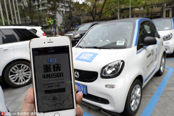 Daimler launches car-sharing service in China