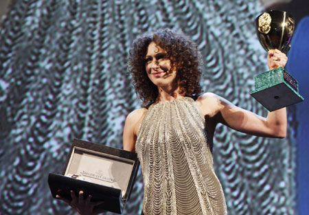 Rappoport receives the Coppa Volpi for Best Actress at 66th Venice Film Festival