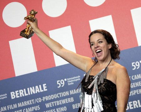 Golden Bear award unveiled at the 59th Berlinale in Berlin