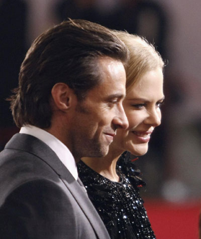 Nicole kidman and Hugh Jackman promote film 