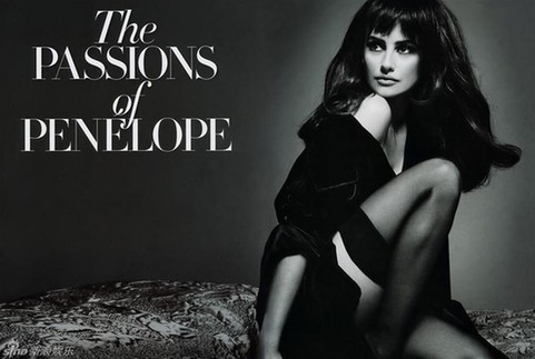 Penelope Cruz covers vanity fair