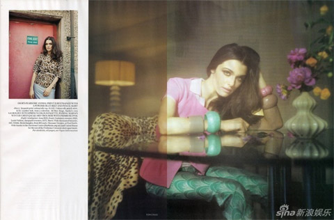Rachel Weisz on cover of Vogue